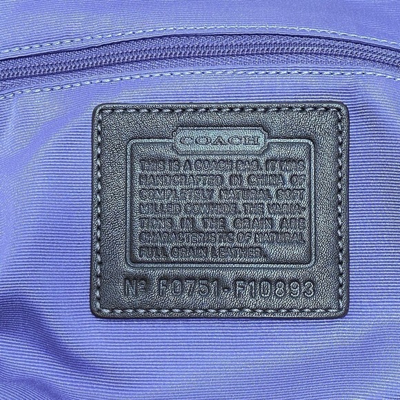 Coach Chelsea Chocolate Brown Leather Demi Flap F10893 w/ Matching Wallet - Picture 15 of 16